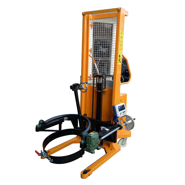 電升手翻多功能油桶帶稱(chēng)倒料車(chē)YL520A-1